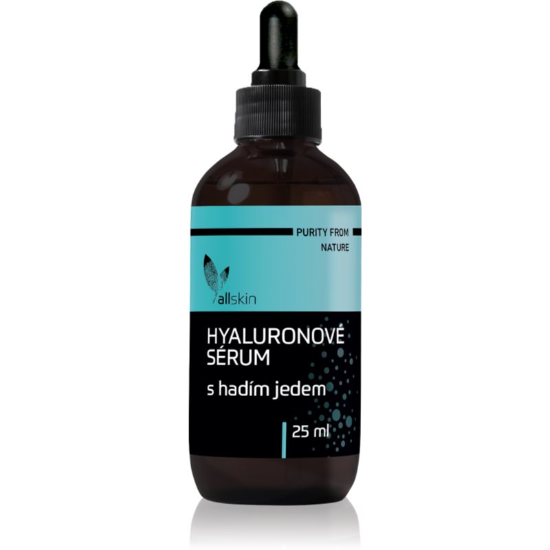 Allnature Allskin Hyaluronic serum with snake venom υαλουρονικός ορός ενάντια στις ρυτίδες 25 μλ