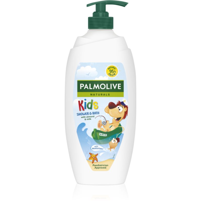 Palmolive Naturals Kids κρεμώδες τζελ για ντους για παιδικό δέρμα με αντλία 750 ml