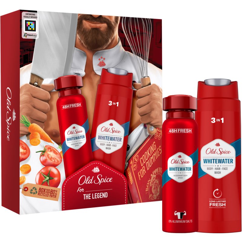 Old Spice Whitewater New Chef σετ δώρου για άντρες