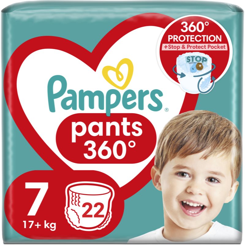 Pampers Pants Size 7 πάνα - βρακάκι μιας χρήσης 17+ kg 22 τμχ