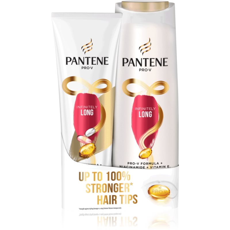 Pantene Pro-V Infinitely Long σαμπουάν και μαλακτικό για κατεστραμμένα μαλλιά