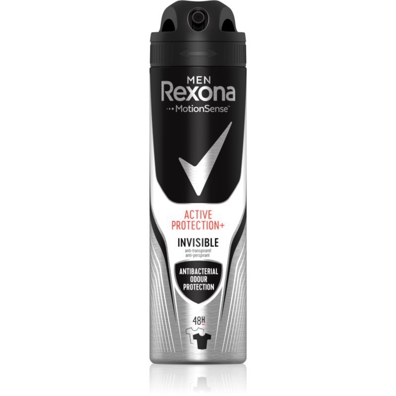 Rexona Active Protection+ Antiperspirant αντιιδρωτικό σε σπρέι για άντρες Invisible 150 ml