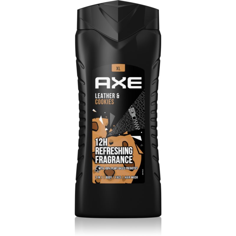 Axe Collision Leather + Cookies τζελ για ντους για άντρες 400 μλ