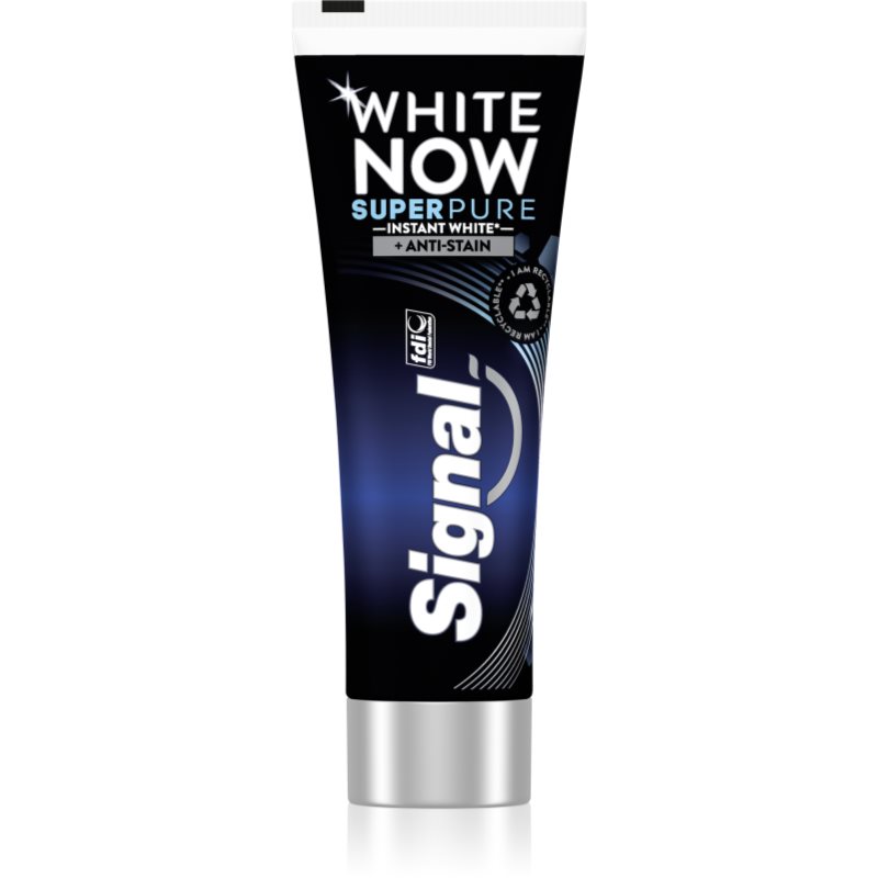 Signal White Now Men Super Pure οδοντόκρεμα για άντρες με λευκαντική δράση 75 ml