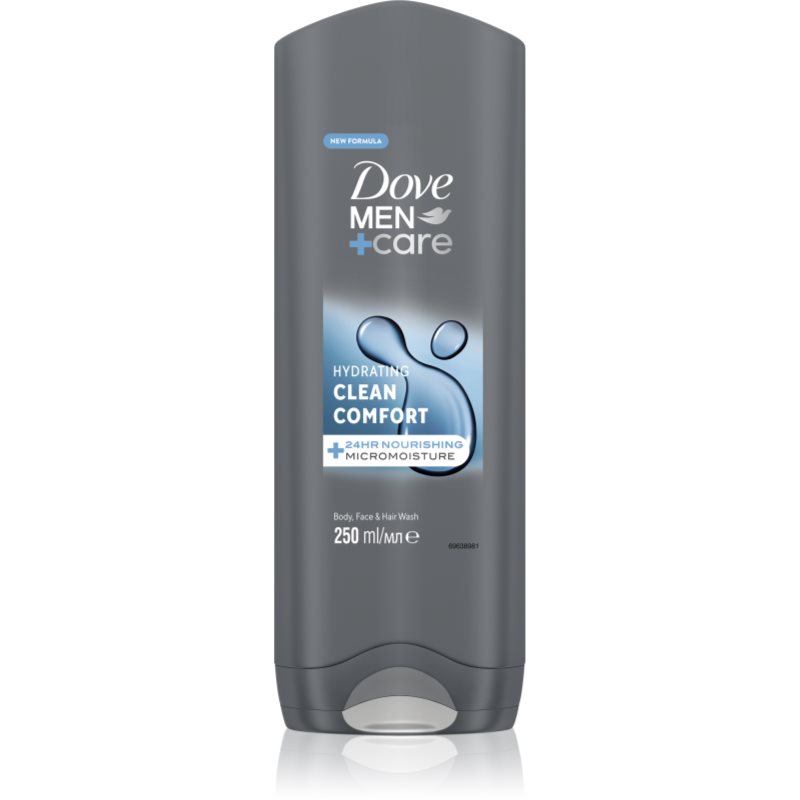 Dove Men+Care Clean Comfort τζελ για ντους 250 ml