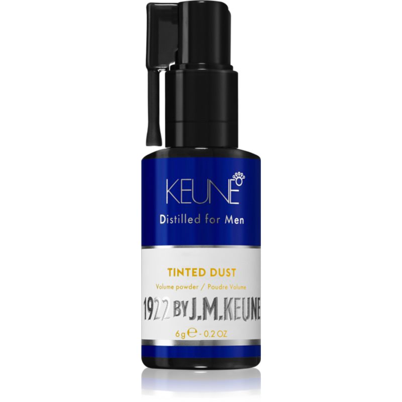 Keune 1922 Tinted Dust πούδρα για τα μαλλιά για όγκο και κάλυψη των γκρίζων μαλλιών 6 γρ