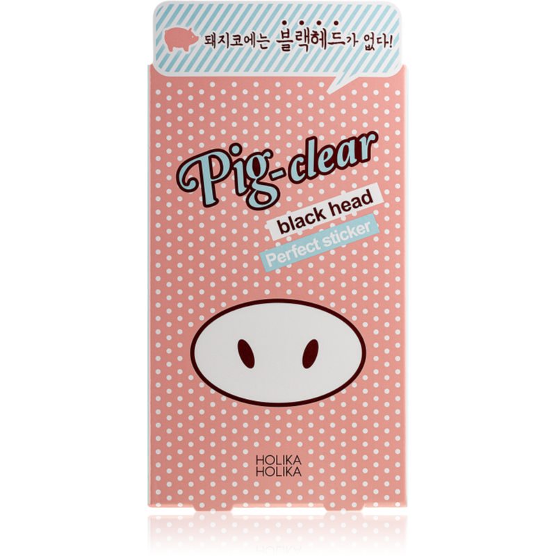 Holika Holika Pig Nose Clear Blackhead καθαριστικό έμπλαστρο κατά των μαύρων κουκίδων 10 τμχ