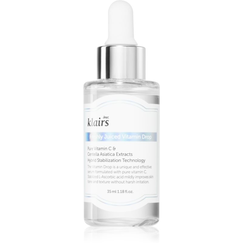 Klairs Freshly Juiced Vitamin Drop ενυδατικός ορός προσώπου με βιταμίνη C 35 ml