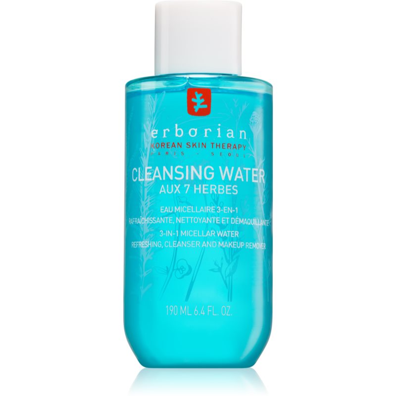 Erborian 7 Herbs Cleansing Water μικυλλιακό καθαριστικό νερό 3 σε 1 190 ml