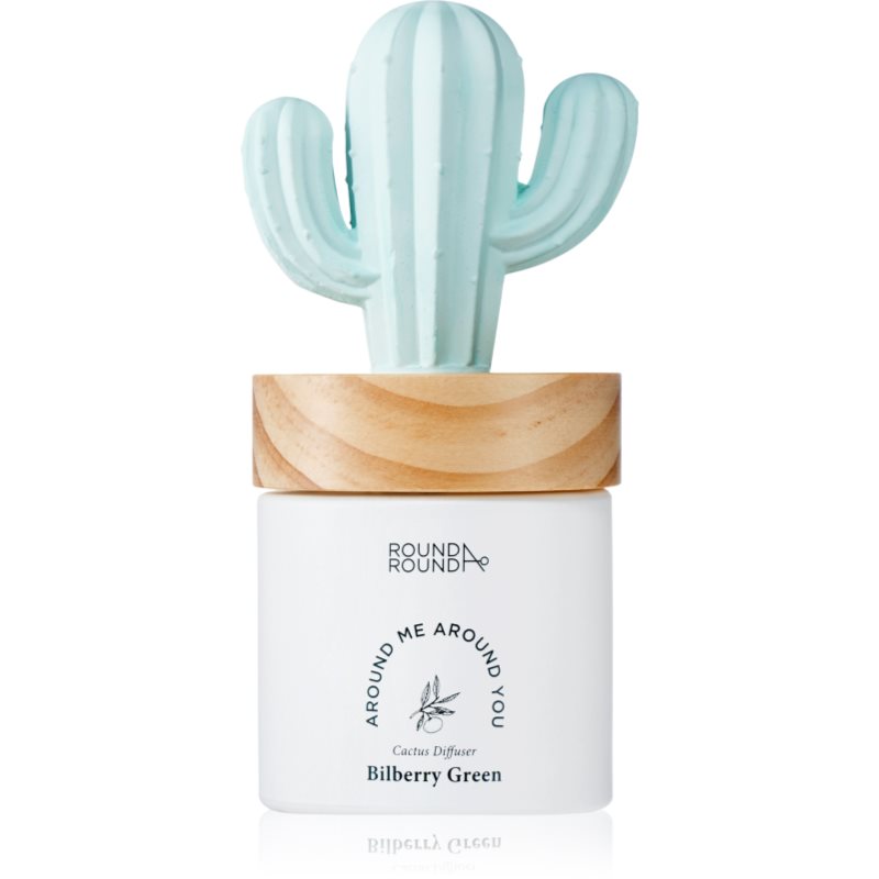 ROUND A‘ROUND Cactus Manse - Bilberry Green αρωματικός διαχύτης επαναπλήρωσης 100 ml
