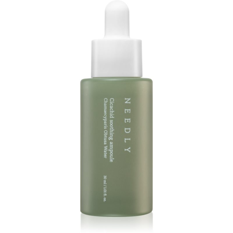 NEEDLY Cicachid Soothing Ampoule καταπραϋντικός και θρεπτικός ορός προσώπου για την ανάπλαση δερματικού φραγμού 30 ml