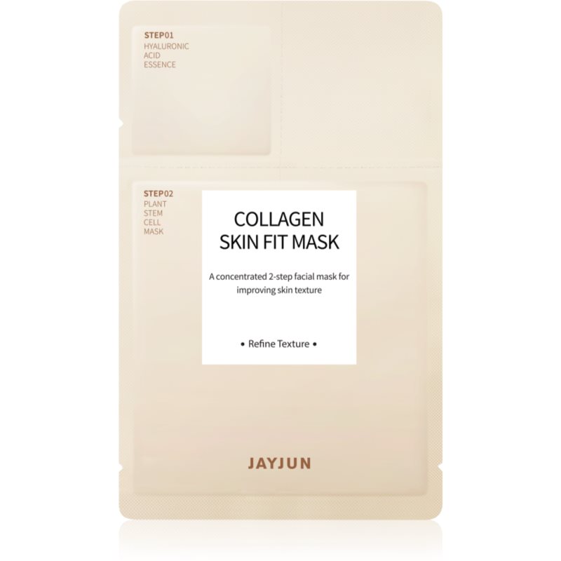 Jayjun Collagen Skin Fit θρεπτική και ανανεωτική μάσκα προσώπου για κουρασμένη επιδερμίδα 1 τμχ