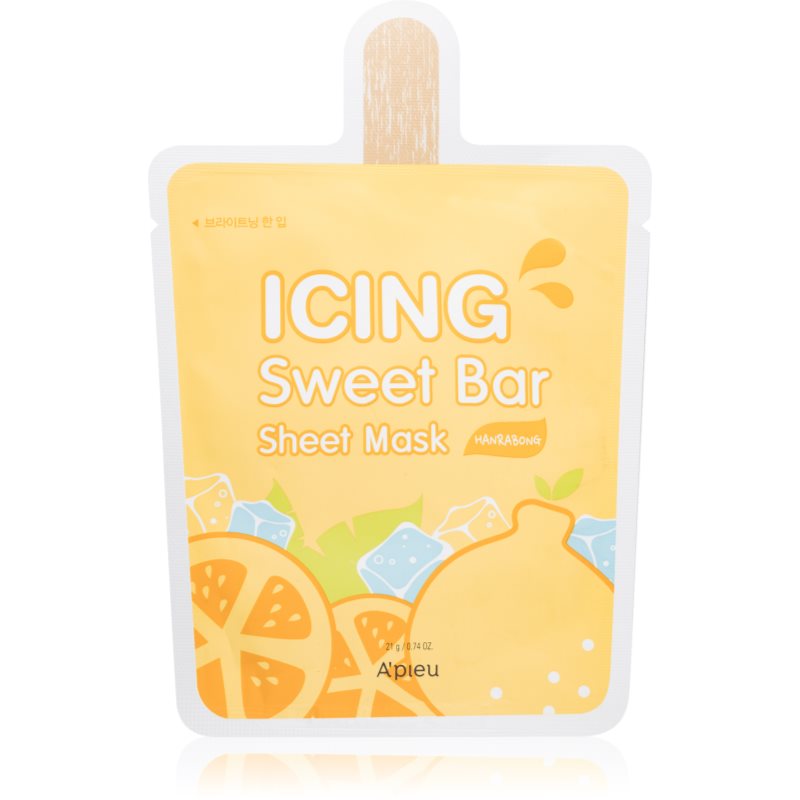A’pieu Icing Sweet Bar Mask Hanrabong λαμπρυντική υφασμάτινη μάσκα λάμψης 21 γρ