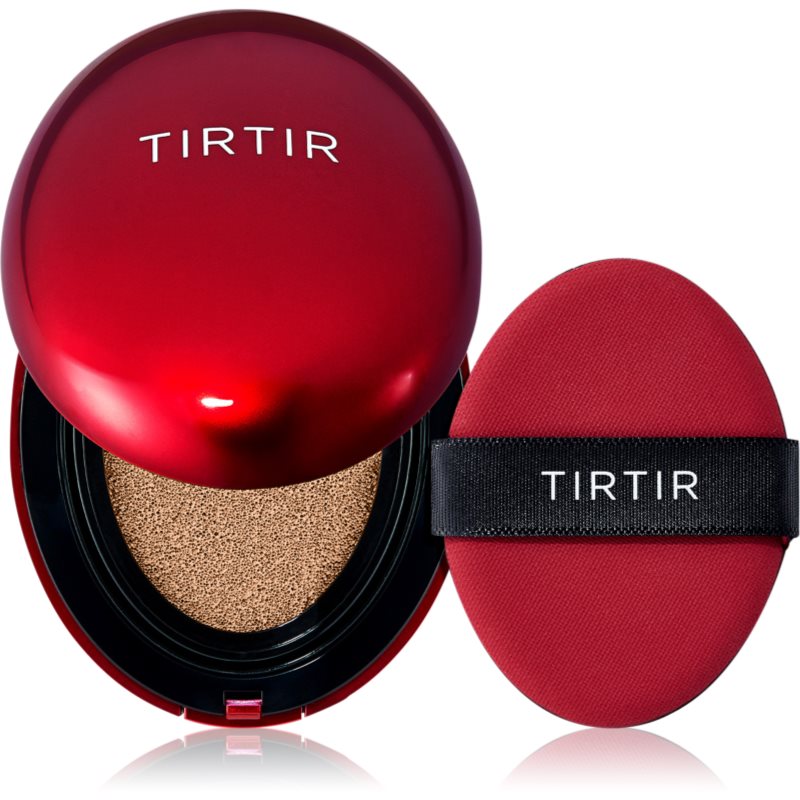 TIRTIR Mask Fit Red Cushion Mini μακράς διαρκείας μεικ απ σε σφουγγαράκι πολύ μεγάλη προστασία απο τον ήλιο απόχρωση 23N Sand 4.5 γρ