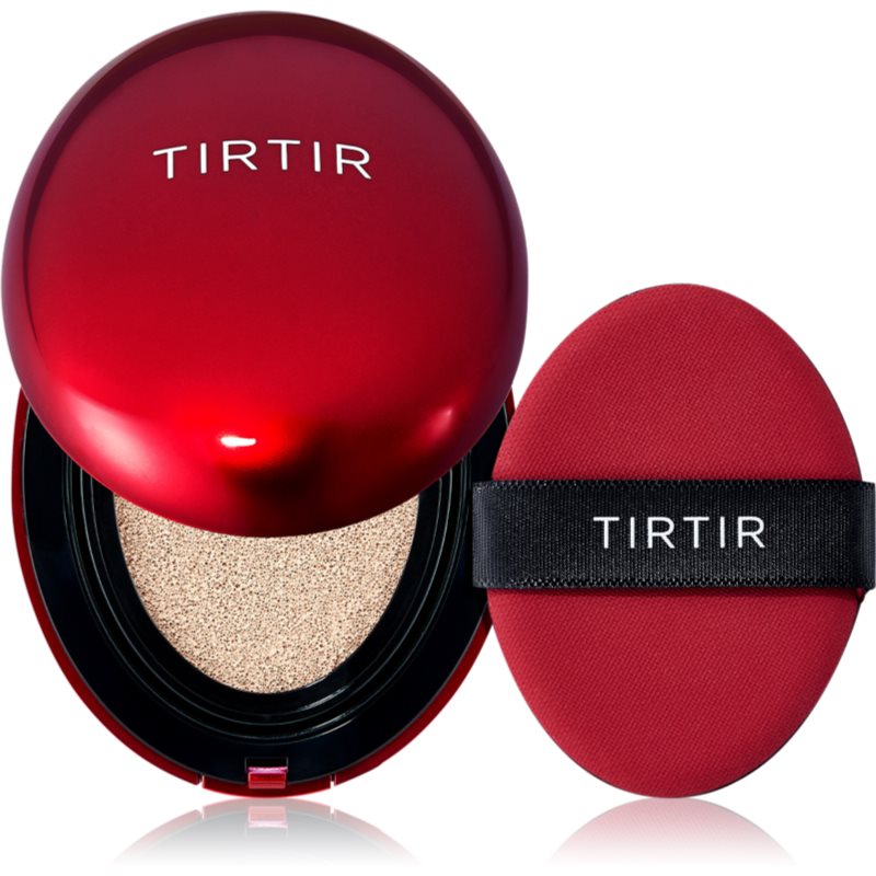 TIRTIR Mask Fit Red Cushion μακράς διαρκείας μεικ απ σε σφουγγαράκι πολύ μεγάλη προστασία απο τον ήλιο απόχρωση 13N Fair Ivory 18 γρ