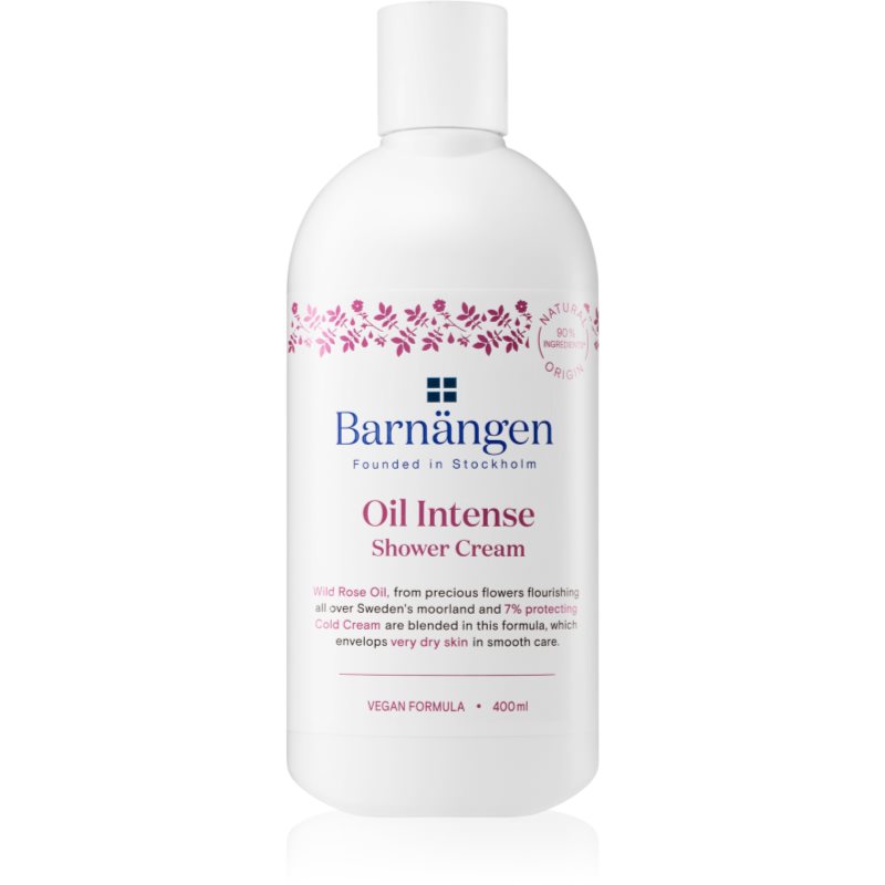 Barnängen Oil Intense απαλή κρέμα ντους για ξηρό έως πολύ ξηρό δέρμα 400 ml