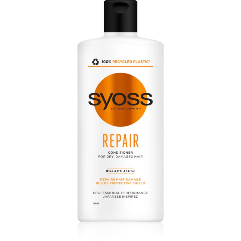 Syoss Repair αναγεννητικό μαλακτικό για ξηρά και κατεστραμμένα μαλλιά 440 ml