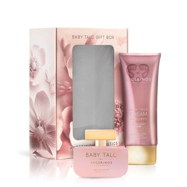 Avgerinos Cosmetics Baby Talc Gift Box (Eau de Parfum 50ml & Hands & Body Cream 200ml)