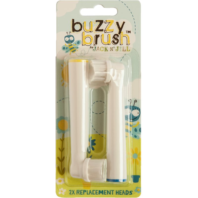 Jack N’ Jill Buzzy Brush ανταλλακτική κεφαλή για οδοντόβουρτσα Buzzy Brush 2 τμχ