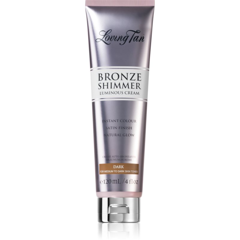 Loving Tan Bronze Shimmer κρέμα αυτομαυρίσματος απόχρωση Dark 120 ml