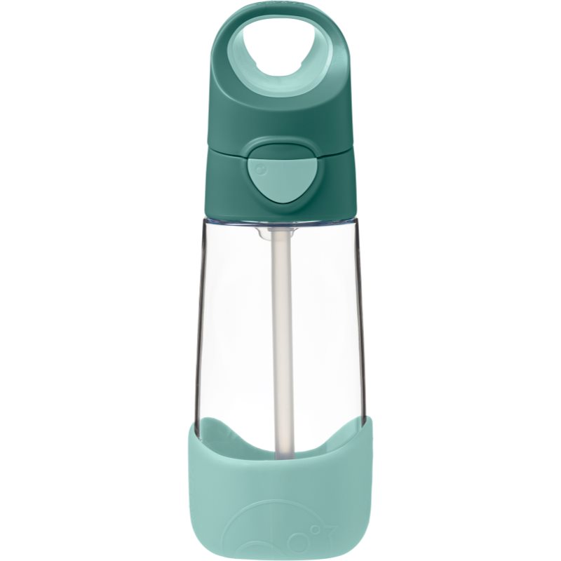 B.Box Bottle with Straw μπουκάλι με καλαμάκι Emerald Forest 450 ml