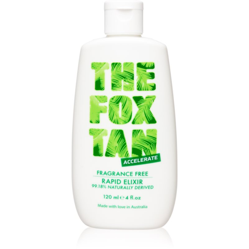 The Fox Tan Fragrance Free Elixir Κρέμα σώματος επιτάχυνση μαύρισματος 120 ml