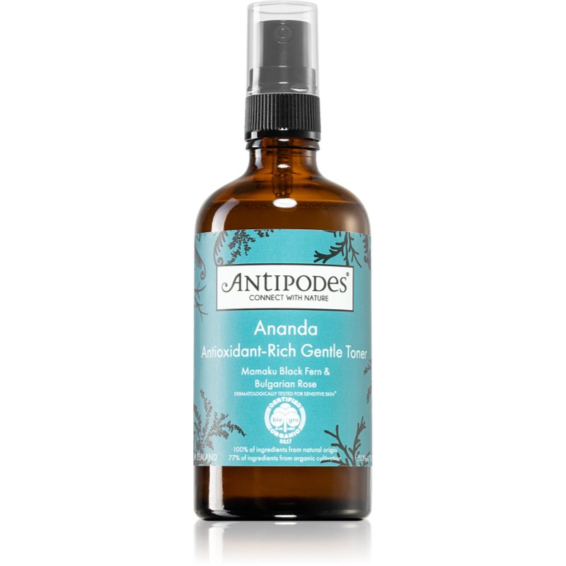 Antipodes Ananda Antioxidant-Rich Gentle Toner αντιοξειδωτικό τόνερ σε σπρέι 100 ml