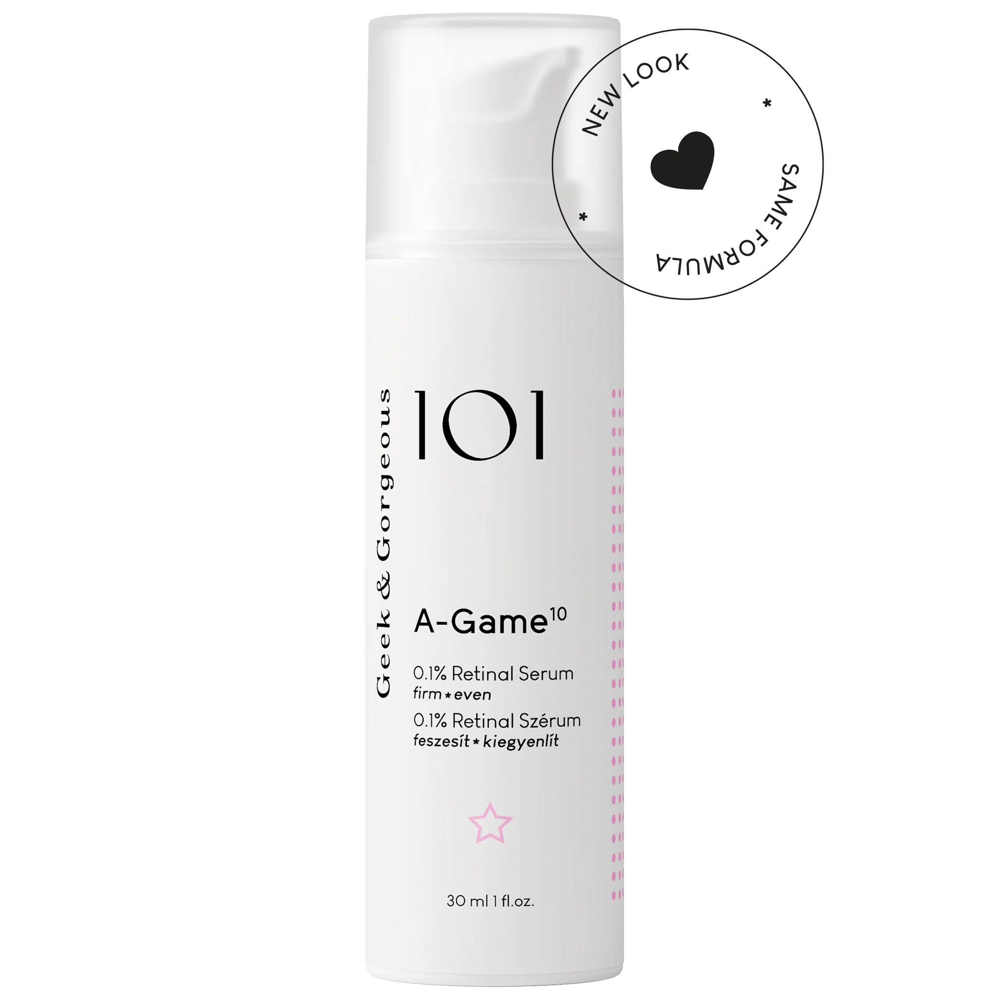 Geek & Gorgeous 101 A-Game 10 - 0.1% Retinal Serum 30ml