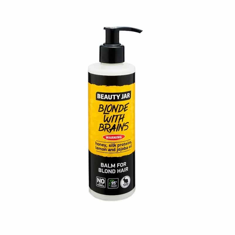 Beauty jar “blonde with brains” conditioner για ξανθά μαλλιά 250ml