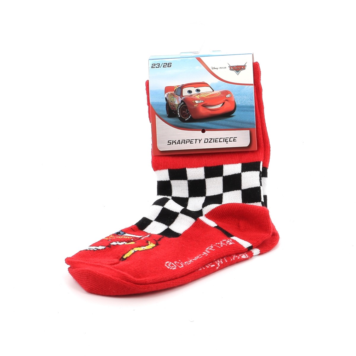 Παιδικές Κάλτσες για Αγόρι Childrenland Disney Cars MacQueen Χρώματος Κόκκινο CARS544