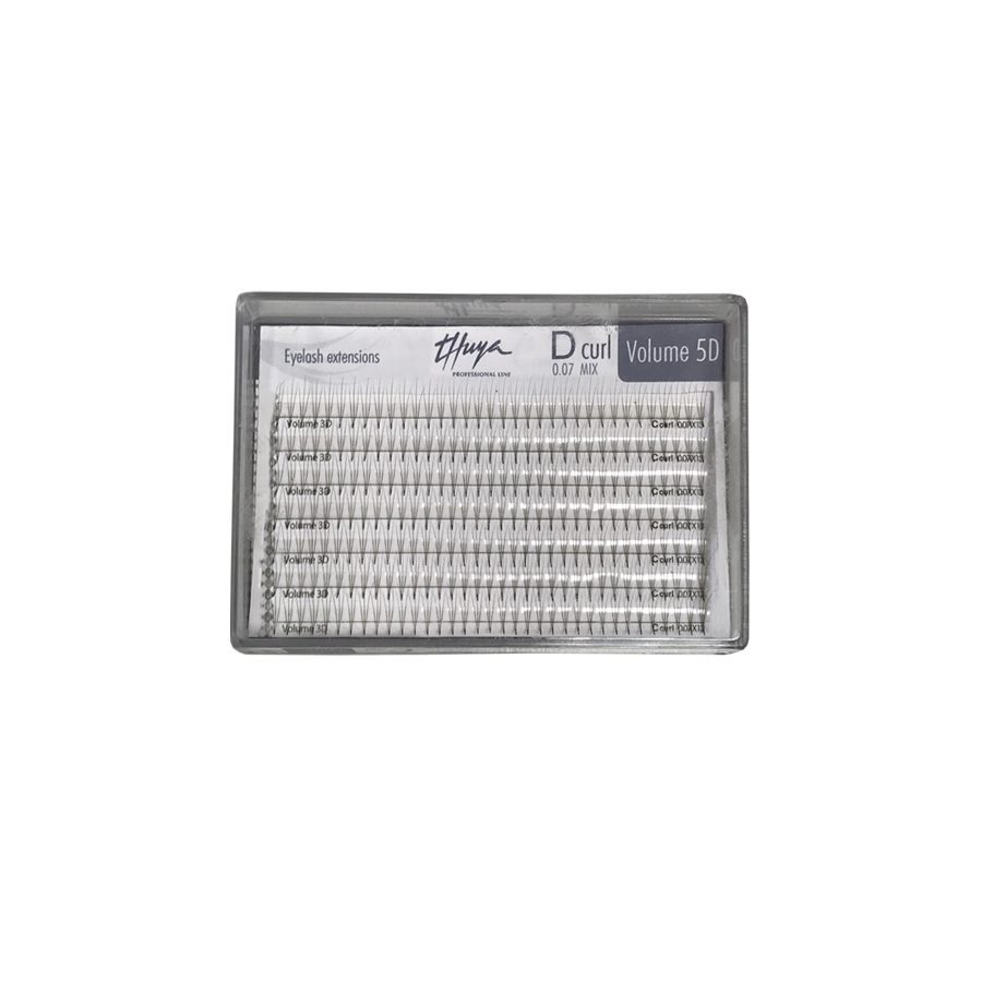Thuya Βλεφαρίδες για extensions 5D D-CURL 0.07 13mm