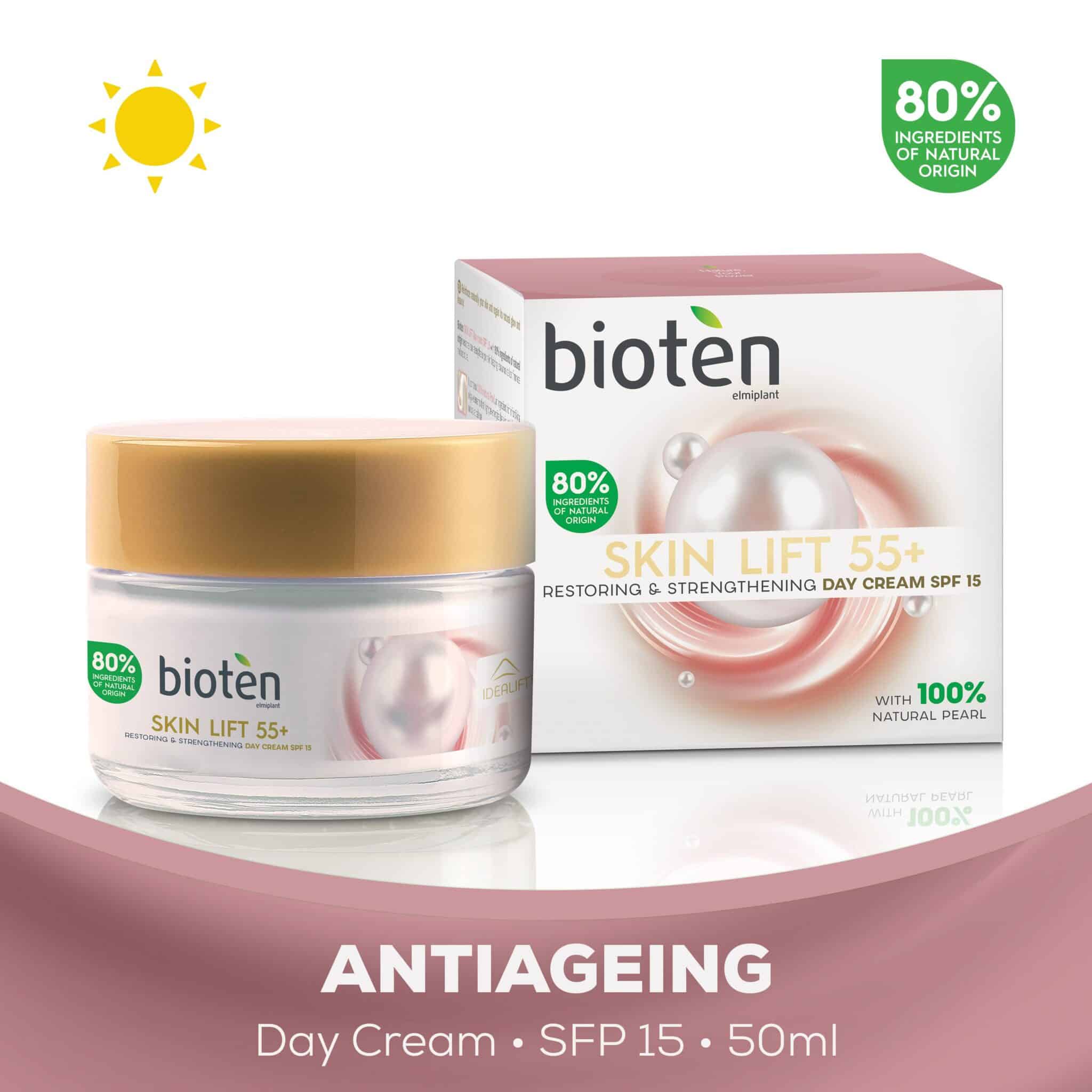 Bioten skin lift κρέμα ημέρας αναδόμησης και ενδυνάμωσης SPF15 50ml