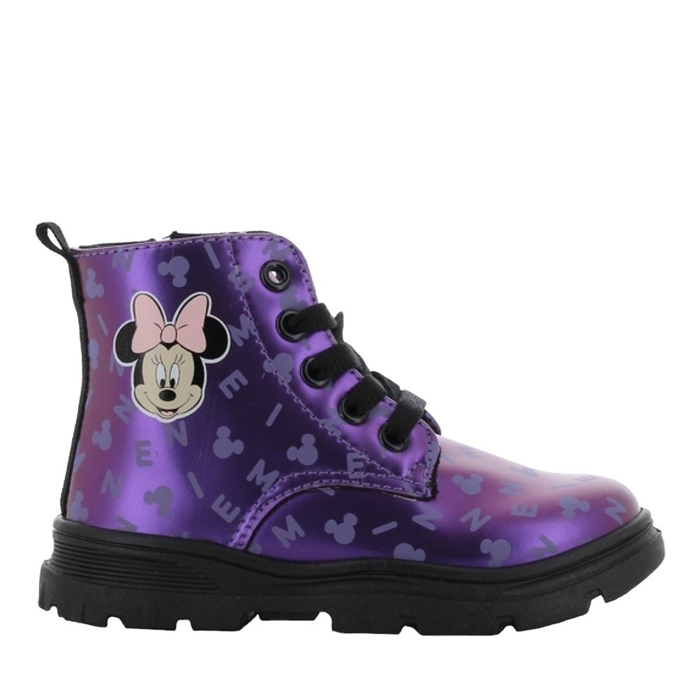 MINNIE MOUSE Martens 24-32 - Μωβ