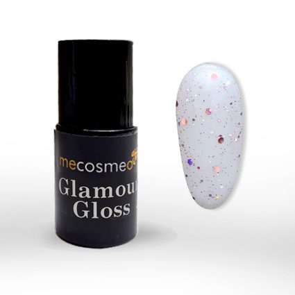 Mecosmeo top coat χωρίς κολλώδη glamour gloss 15ml