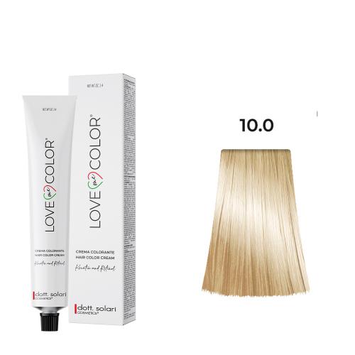 Love Me Color Βαφή μαλλιών 10.0 Κατάξανθο Πλατινέ - 100ml