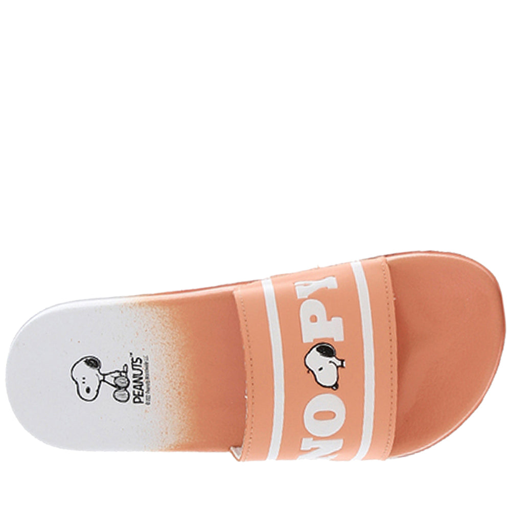 SNOOPY Σαγιονάρα 36-41 - ΛΕΥΚΟ/ΠΟΡΤΟΚΑΛΙ