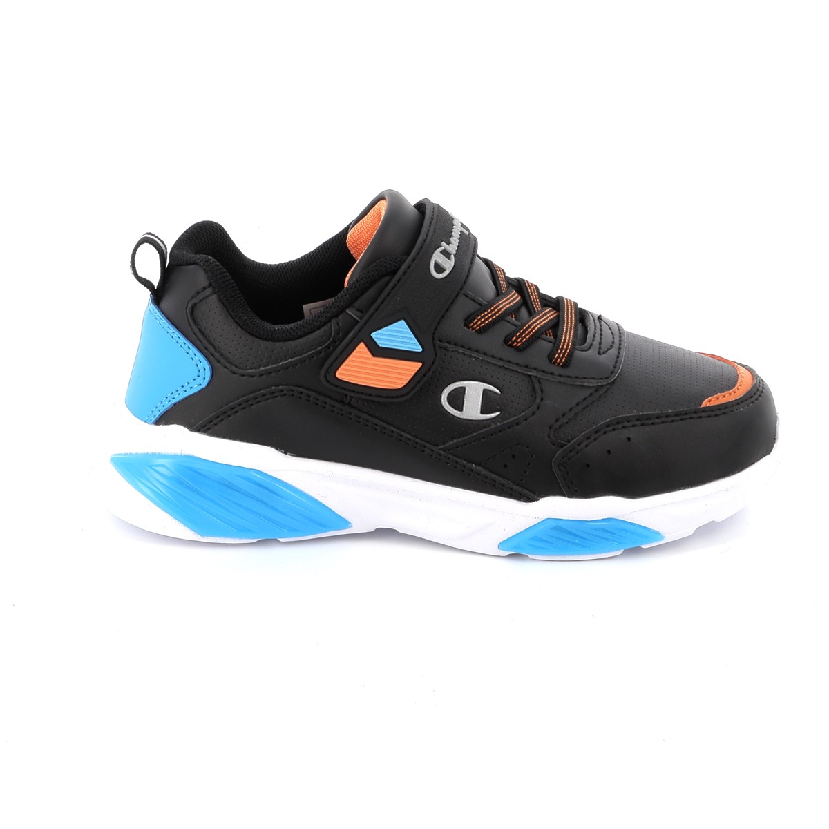Παιδικό Αθλητικό Παπούτσι για Αγόρι Champions Wave Pu B Ps Low Cut Shoe με Φωτάκια Χρώματος Μαύρο S32818-KK011