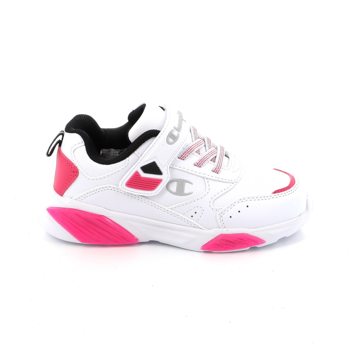 Παιδικό Αθλητικό Παπούτσι για Κορίτσι Champion Wave Pu G Ps Low Cut Shoe με Φωτάκια Χρώματος Λευκό S32820-WW013