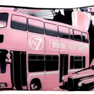W7 large cosmetic london scene bag
