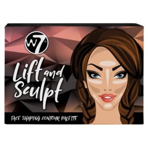 W7 lift and sculpt face shaping contouring palette 21g