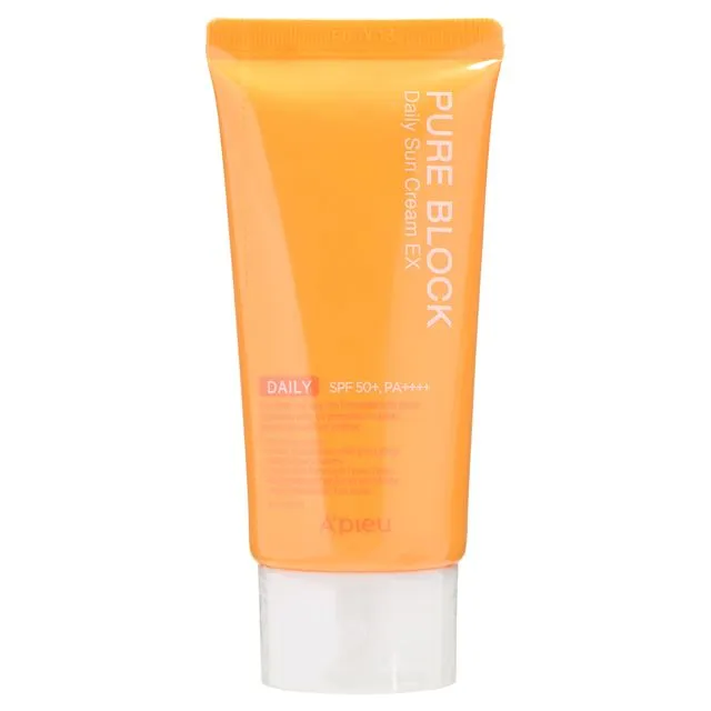 A'pieu Pure Block Natural Daily Sun Cream EX SPF50 PA Αντιηλιακό προσώπου 50ml
