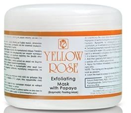 Yellow Rose Exfoliating Mask With Papaya (150gr)
