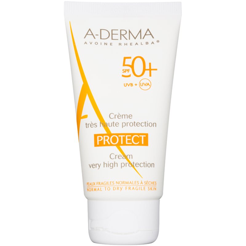 A-Derma Protect προστατευτική κρέμα για κανονική και ξηρή επιδερμίδα SPF 50+ 40 ml