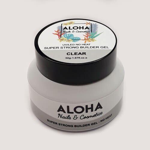 Aloha Super Strong No Heat Builder Gel 50g / Χρώμα: Clear (Διάφανο)