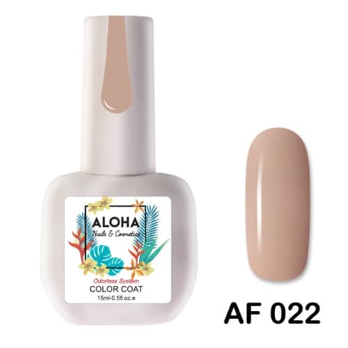 ALOHA Ημιμόνιμο βερνίκι 15ml – Color Coat AF 022