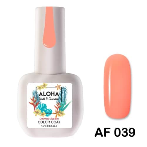 ALOHA Ημιμόνιμο βερνίκι 15ml – Color Coat AF 039