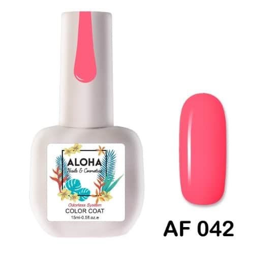 ALOHA Ημιμόνιμο βερνίκι 15ml – Color Coat AF 042