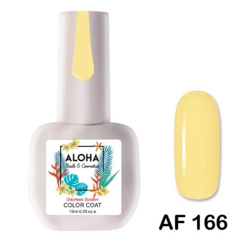 ALOHA Ημιμόνιμο βερνίκι 15ml – Color Coat AF 166