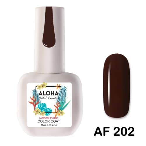 ALOHA Ημιμόνιμο βερνίκι 15ml – Color Coat AF 202