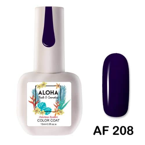 ALOHA Ημιμόνιμο βερνίκι 15ml – Color Coat AF 208